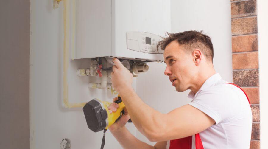 Local tankless water heater installation in Tensed, ID